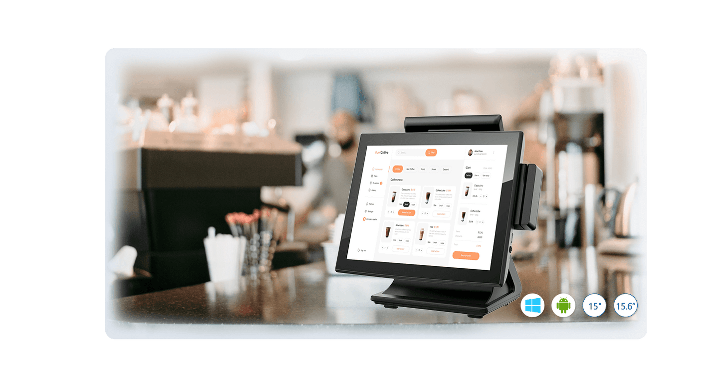 Best POS Monitor - AB15 All-in-One POS Terminal