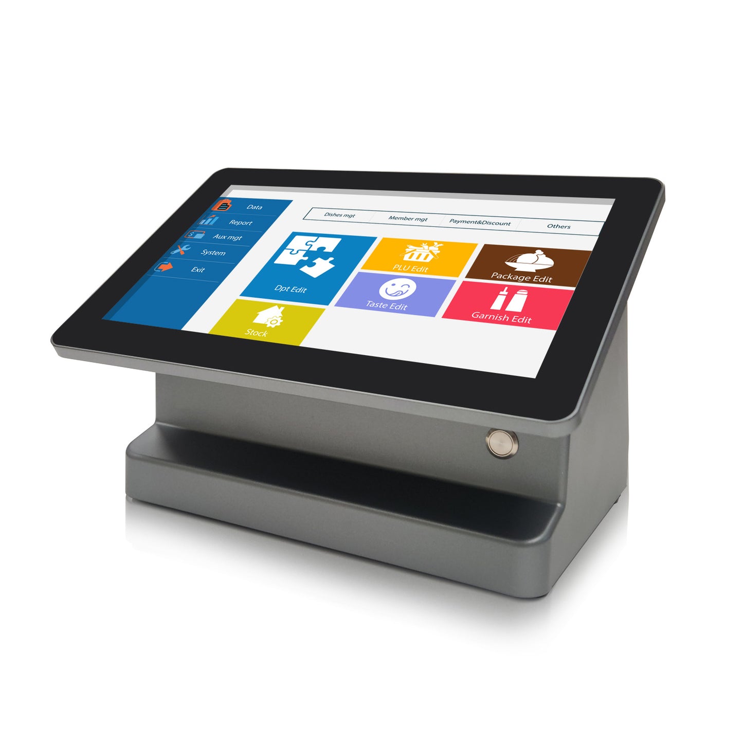 ASSUR Cash Register All-in-One POS System-11.6 inch Touch Screen, Customer Display, 58mm Receipt Printer POS Machine with Software, Electronic Cash Register for Small Business Retail Restaurant Store